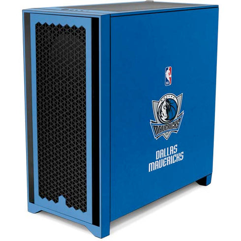 NBA Dallas Mavericks Distressed Corsair 4000D Tempered Glass Mid-Tower ATX Case Skin